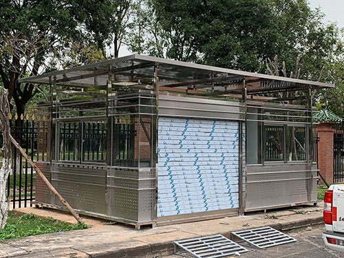 岗亭加工时可以选择什么材质呢？